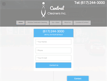 Tablet Screenshot of centraldraperyservice.com